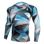 Men Long Sleeve Camouflage Compression Sport Shirt