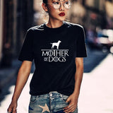 Mother of Dogs Print Women's T-shirt