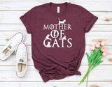 Mother of Cats Print Women's T-shirt