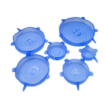 6pcs Reusable Universal Silicon Stretch Lids