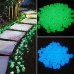 Glow In The Dark Luminous Pebbles Stones (50 Pcs)