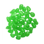 Glow In The Dark Luminous Pebbles Stones (50 Pcs)